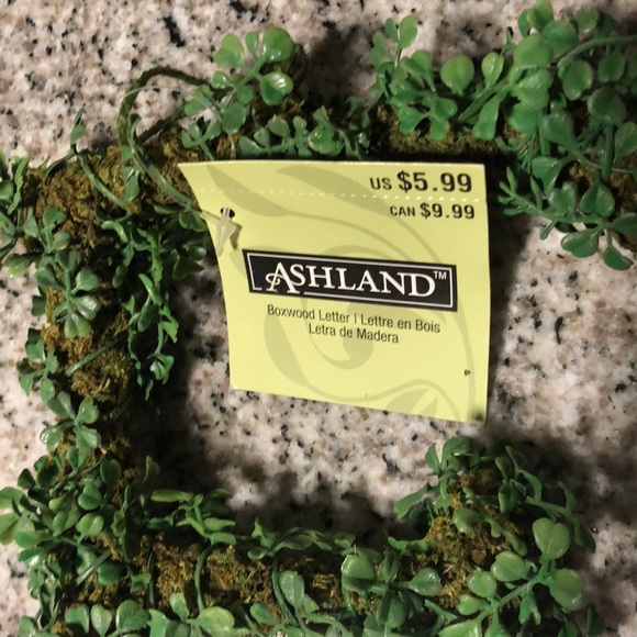 NWT Ashland Boxwood Letters And Grapevine Ribbon Decoration Lot - Picture 5 of 14